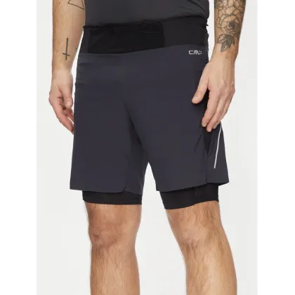 Zdjęcie CMP Szorty sportowe 32C6747 Szary Regular Fit