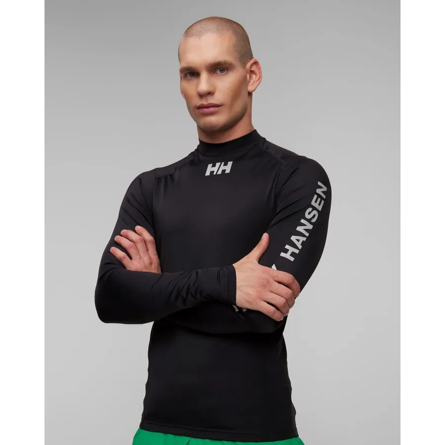 obrazek 1 Czarny Longsleeve Termoaktywny Męski Helly Hansen Waterwear Rashguard
