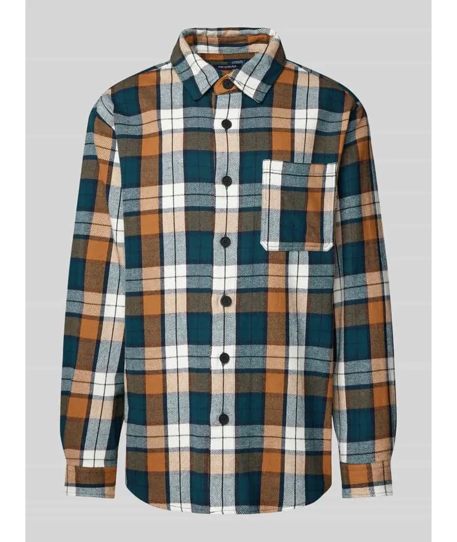obrazek 1 Koszula casualowa regular fit z kołnierzykiem typu kent