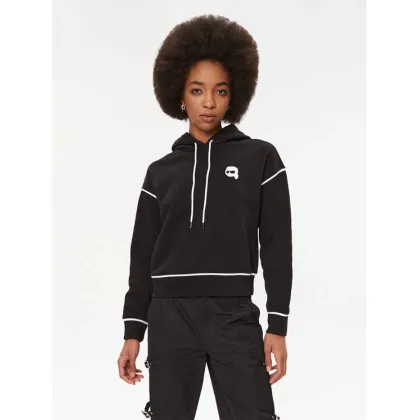Zdjęcie KARL LAGERFELD Bluza Ikonik 2.0 235W1816 Czarny Regular Fit