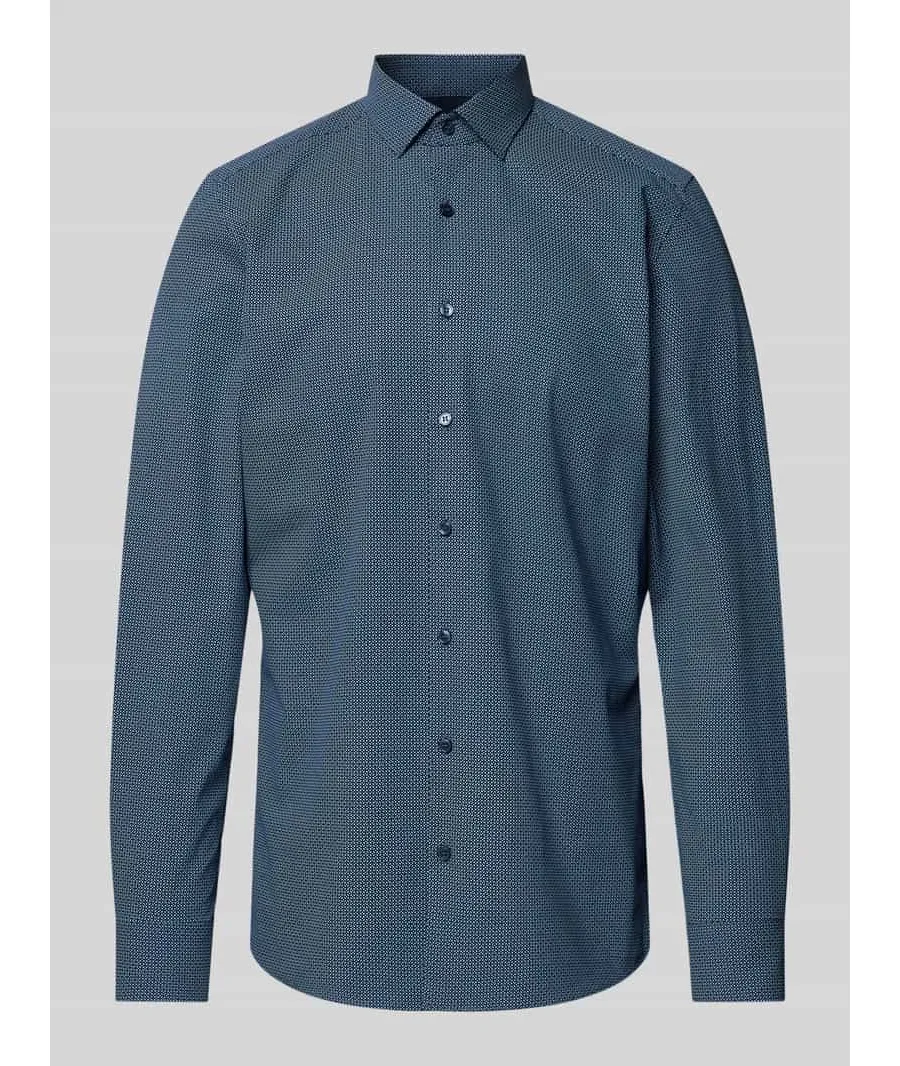 obrazek 1 Koszula biznesowa o kroju slim fit z kołnierzykiem typu kent