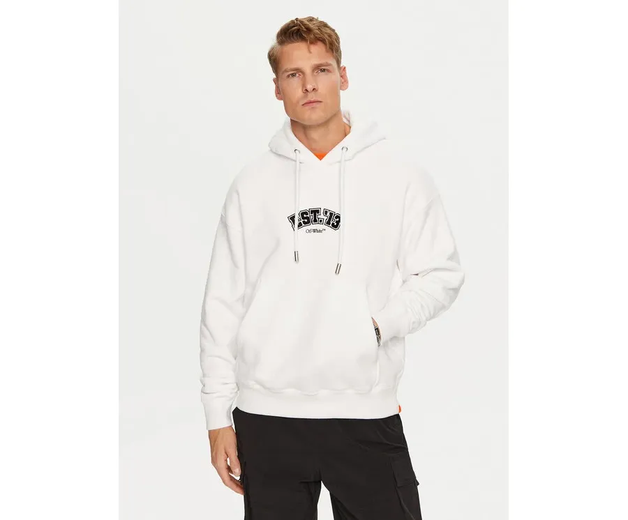 obrazek 1 Off-White Bluza OMBB085G23FLE0150110 Biały Regular Fit