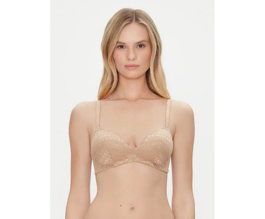 obrazek 1 Emporio Armani Underwear Biustonosz bezfiszbinowy EW000444 AF10880 F6016 Beżowy
