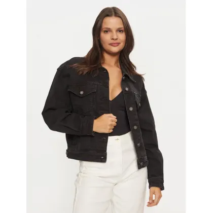 Zdjęcie Guess Jeans Kurtka jeansowa W4BN56 D5E83 Czarny Relaxed Fit