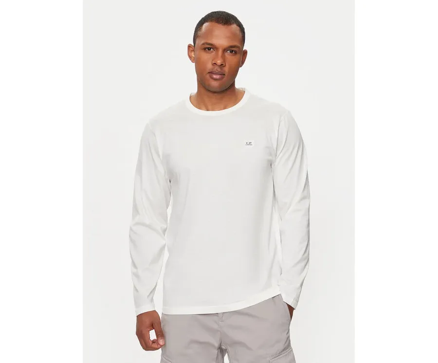 obrazek 1 C.P. Company Longsleeve 16CMTS089A006374G Biały Regular Fit
