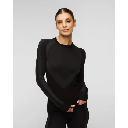 Zdjęcie Czarny Longsleeve Bezszwowy Damski We Norwegians Racer