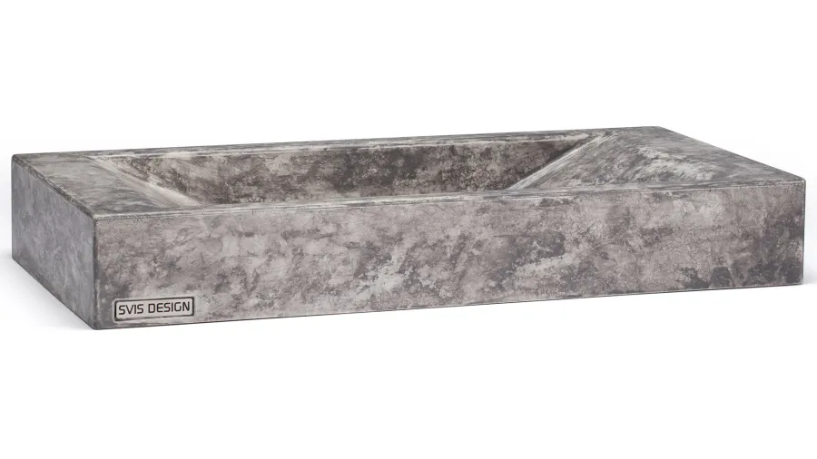 obrazek 2 Elitarna umywalka 60 cm SIRIUS BASIC – FUZZY, szary, lakier matowy
