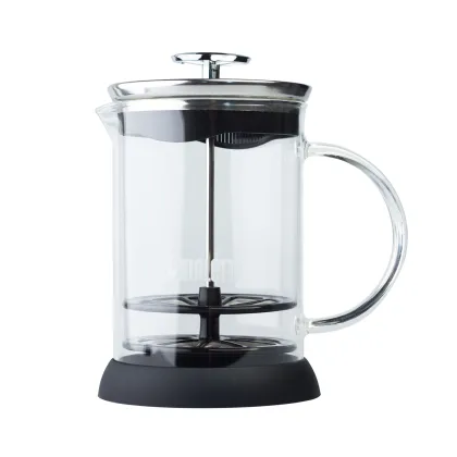 Zdjęcie Bialetti Cappuccinatore Vetro 6tz - ręczny spieniacz do mleka 330ml BIALETTI