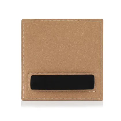 Zdjęcie Podkładka pod mysz z filcu i skóry 22x22 cm dla firm