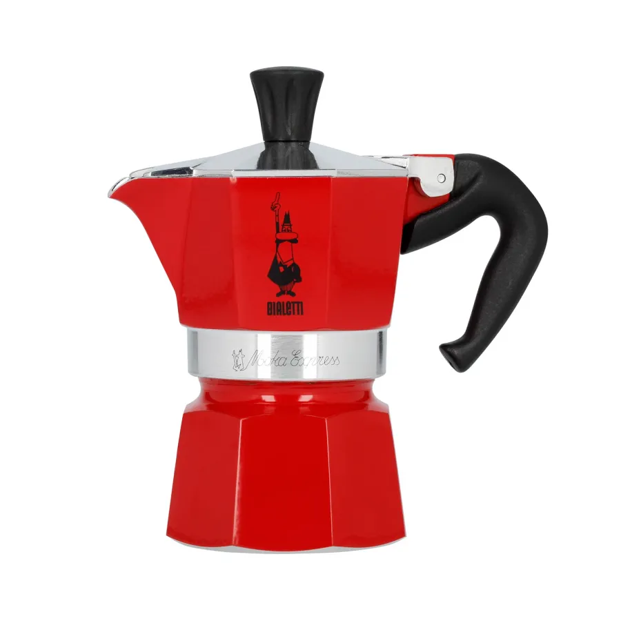 obrazek 1 Bialetti Moka Express 1tz Czerwona BIALETTI