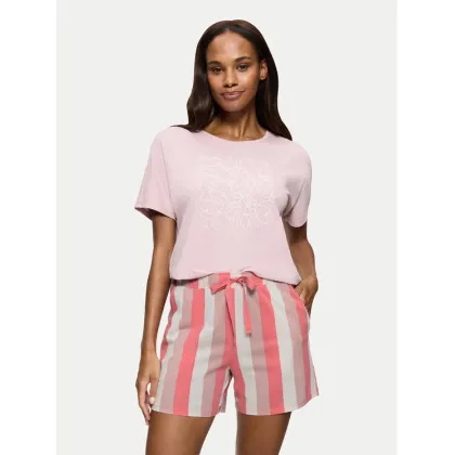 Zdjęcie Triumph Szorty piżamowe Mix & Match 10218280 Różowy Relaxed Fit