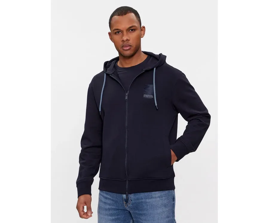 obrazek 1 Armani Exchange Bluza 3DZMHS ZJGGZ 15CX Granatowy Regular Fit