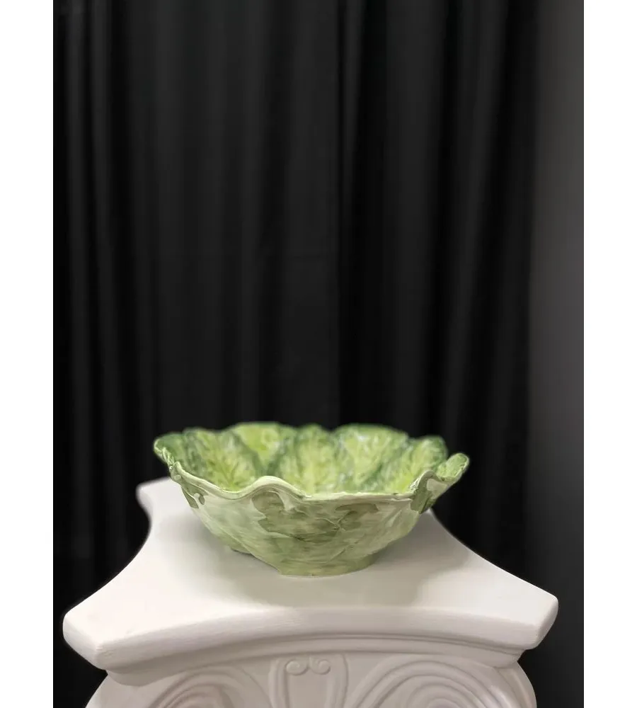 obrazek 2 Duża ceramiczna miska w kształcie liścia kapusty - Le Ceramiche