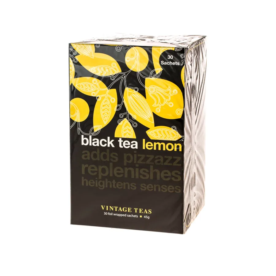 obrazek 1 Vintage Teas Black Tea Lemon - 30 torebek VINTAGE TEAS