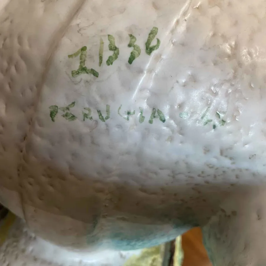 obrazek 6 Duży ceramiczny osioł z koszyczkami na jajka