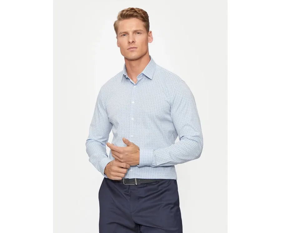 obrazek 1 Calvin Klein Koszula K10K113163 Niebieski Slim Fit