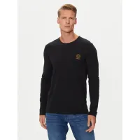 Zdjęcie Versace Longsleeve AUU01007 1A10011 Czarny Regular Fit