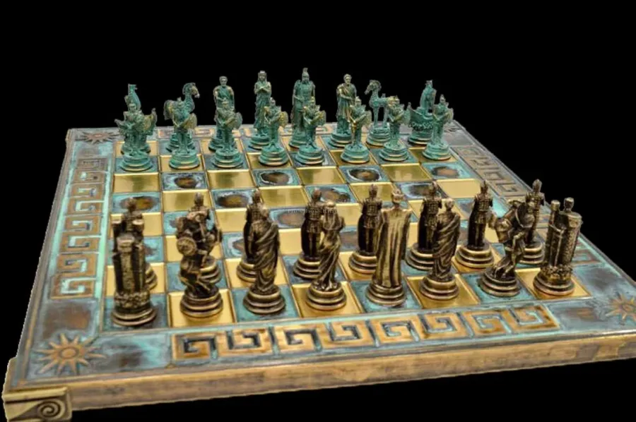 obrazek 3 Unikatowy zestaw szachowy Bitwy pod Troją - The Chess Empire