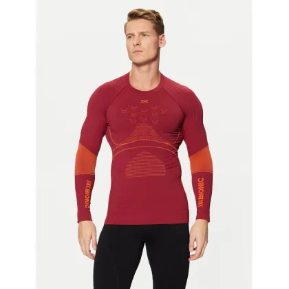 Zdjęcie X-Bionic Bielizna termoaktywna górna Energy Accumulator 4.0 Shirt Lg Sl EA-WT06W19M Bordowy Slim Fit