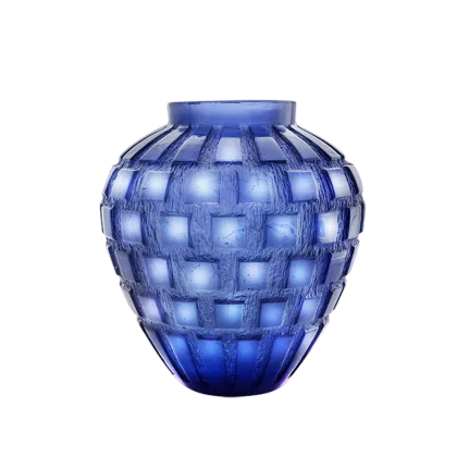 Zdjęcie Stylowy wazon Niebieskie rytmy – marka Daum