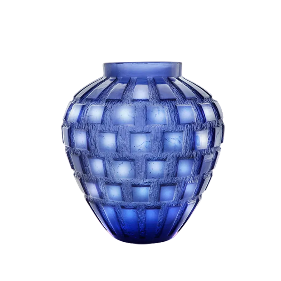 obrazek 1 Stylowy wazon Niebieskie rytmy – marka Daum