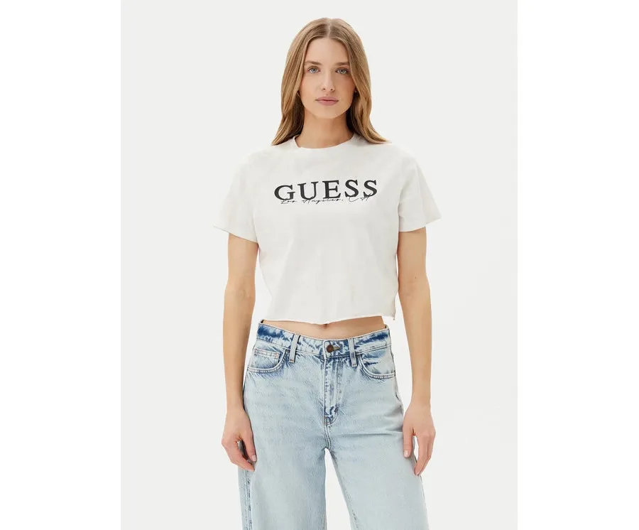 obrazek 1 Guess T-Shirt V5GI19 I3Z14 Écru Regular Fit