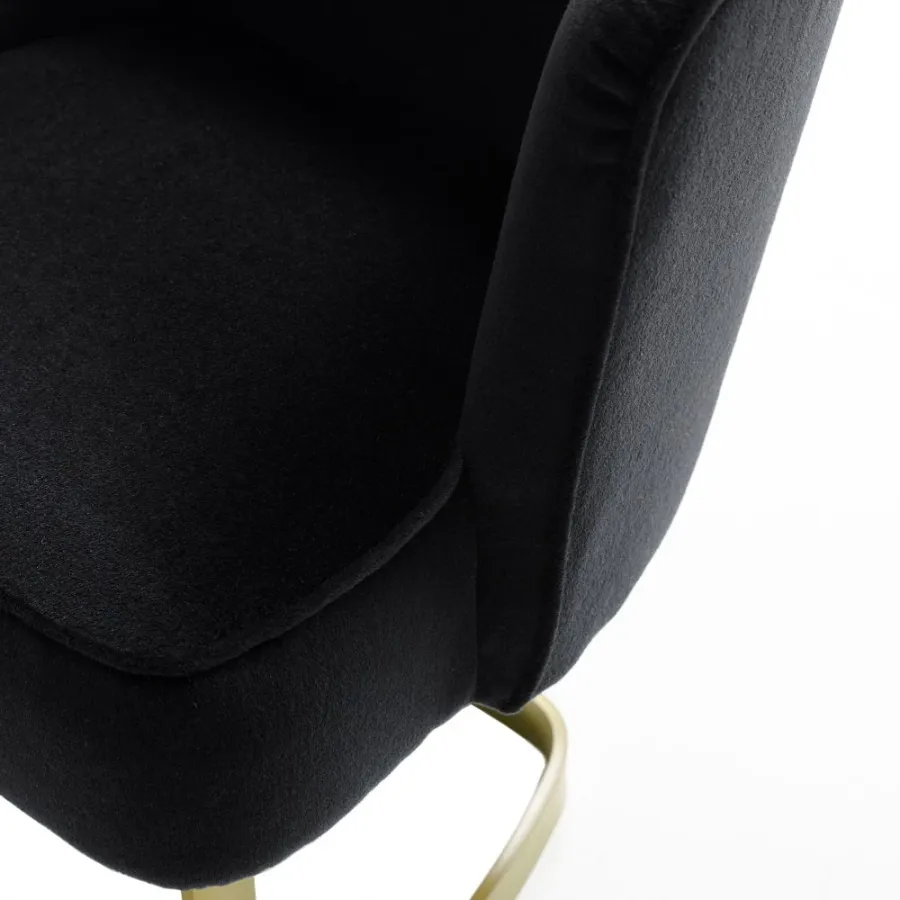 obrazek 5 Ekskluzywne krzesło z metalową podstawą H.73xL.66xP.55 cm