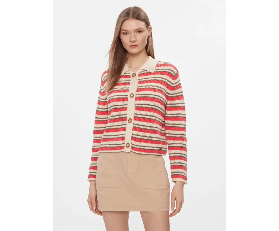 obrazek 1 Pepe Jeans Kardigan Gala Cardigan PL702107 Czerwony Slim Fit