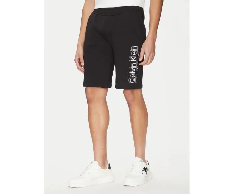 obrazek 1 Calvin Klein Szorty sportowe Modern Twill K10K114122 Czarny Regular Fit
