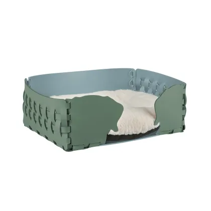 Zdjęcie Piękne stylowe legowisko dla psa 35x20xH15 cm w kolorze eukaliptusa