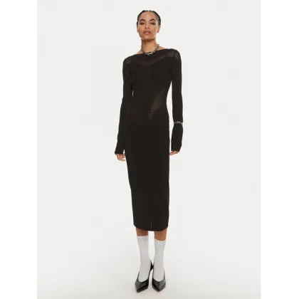 Zdjęcie Patrizia Pepe Sukienka dzianinowa 8A1348 K195 K103 Czarny Slim Fit