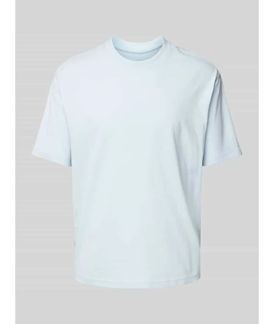 obrazek 1 T-shirt z prążkowanym okrągłym dekoltem