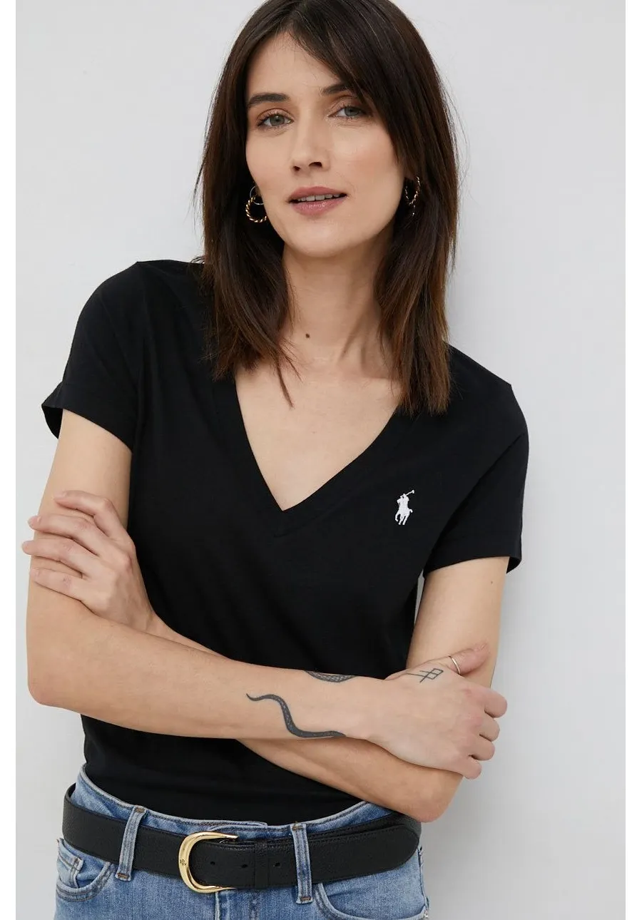 obrazek 1 Polo Ralph Lauren t-shirt bawełniany kolor czarny
