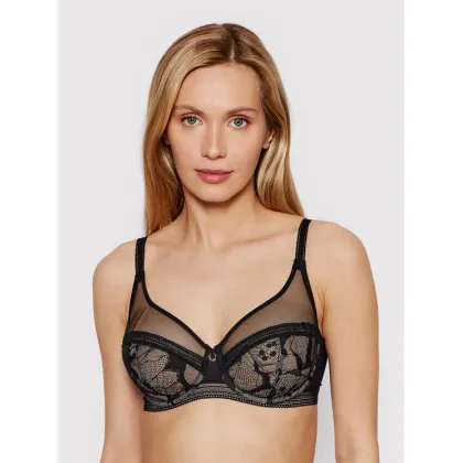 Zdjęcie Chantelle Biustonosz z fiszbiną True Lace C11M10 Czarny