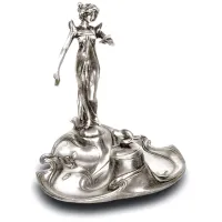Picture Luxurious inkwell with woman figurine