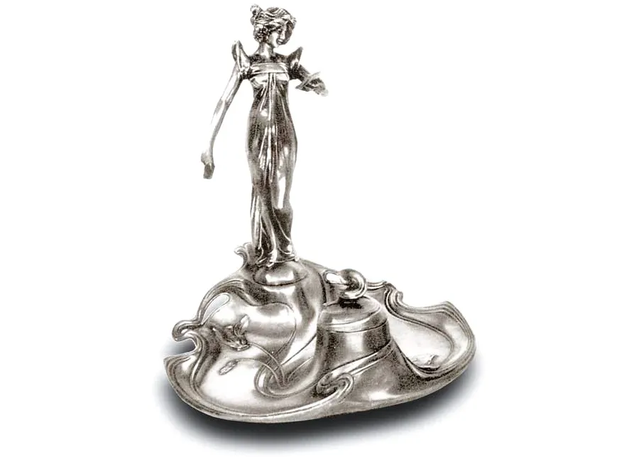 picture 1 Luxurious inkwell with woman figurine