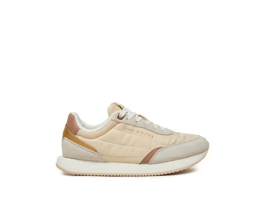 obrazek 1 Tommy Hilfiger Sneakersy Essential Runner FW0FW08332 Écru