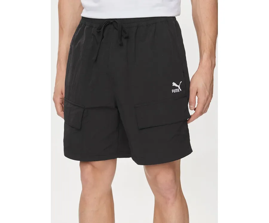 obrazek 1 Puma Szorty sportowe Classics 624262 Czarny Relaxed Fit