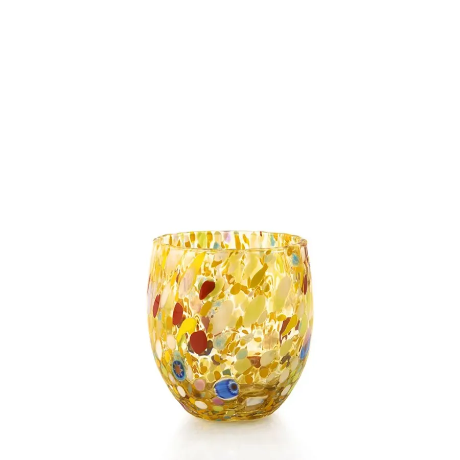 obrazek 1 Kolorowy komplet 6 szklanek do picia wody (9 cm)