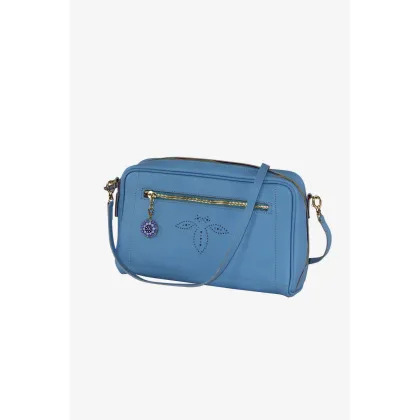 Zdjęcie Ekskluzywna błękitna torebka na ramię - Terrida