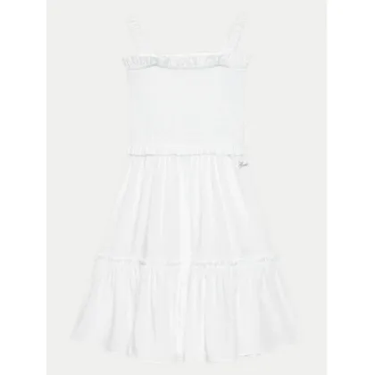 Zdjęcie Guess Sukienka codzienna J4GK27 WG5S2 Biały Flare Fit