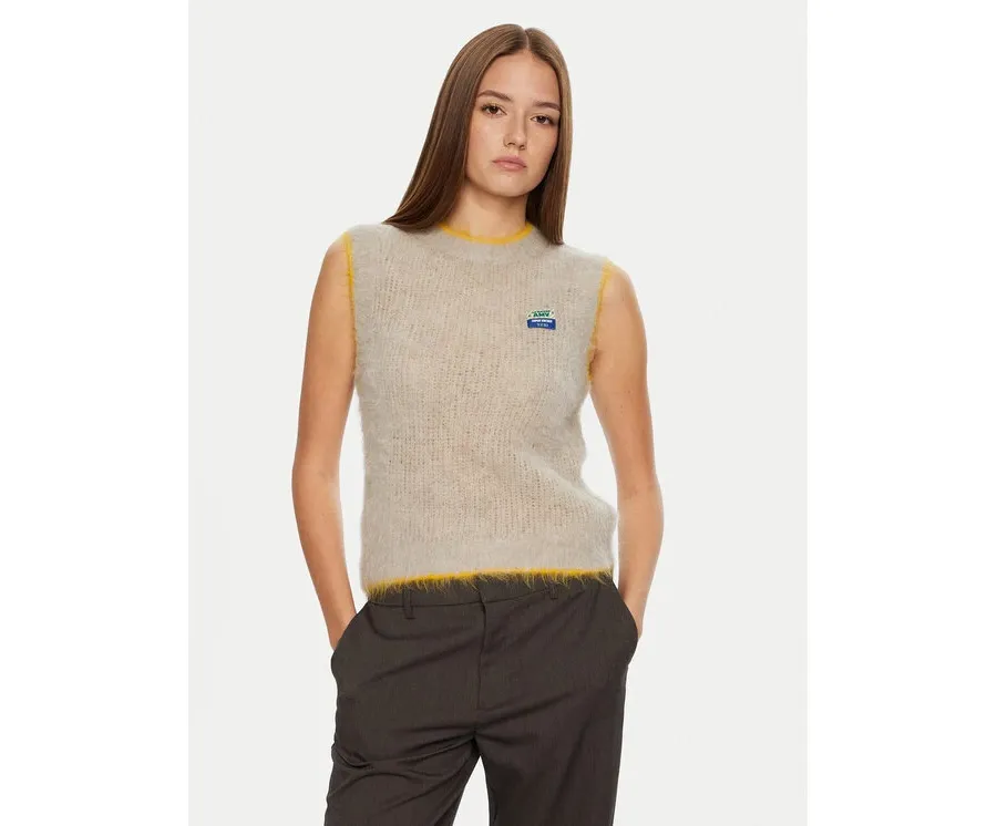 obrazek 1 American Vintage Sweter Bymi BYM18BH24 Beżowy Loose Fit
