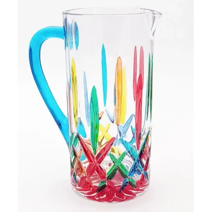 Zdjęcie Kryształowy dzbanek Opera ozdobiony pięknymi kolorami