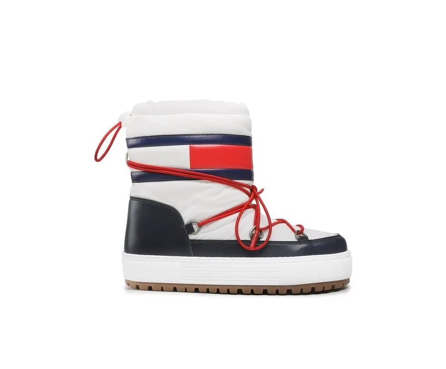 obrazek 1 Tommy Jeans Śniegowce Snowboot Low EN0EN02162 Biały