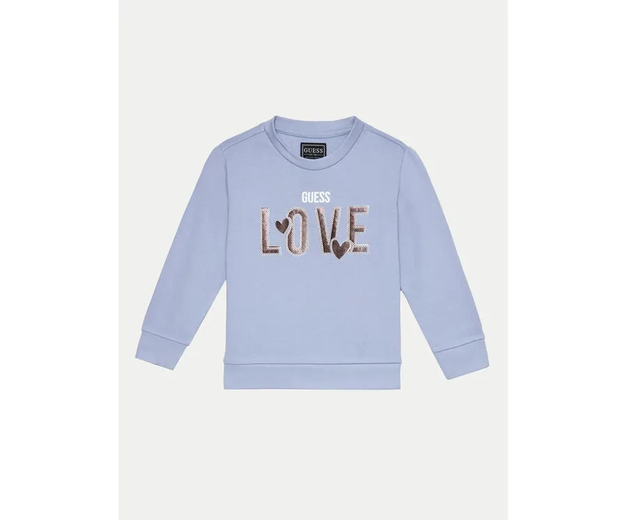 obrazek 1 Guess Bluza K4BQ03 KAX73 Błękitny Regular Fit
