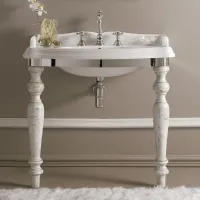 Zdjęcie Piękna stylowa konsola Firenze z umywalką LA01 do wyjątkowej łazienki – 3SC