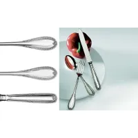 Picture Dinner and exceptionally luxurious Impero cutlery set for 6 people - Schiavon