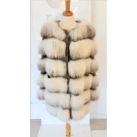 Picture A wonderful fur coat made of fox and wool - Toschi