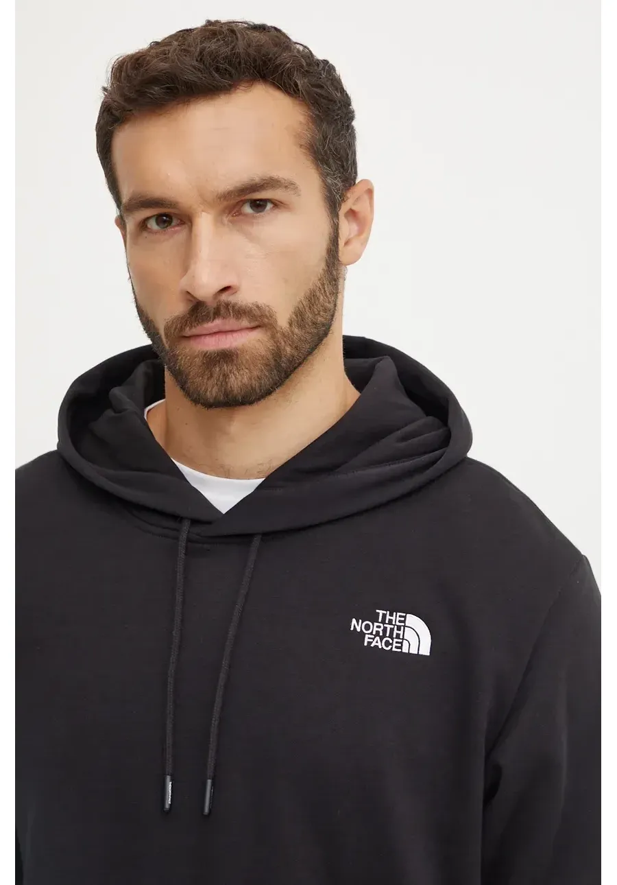 obrazek 1 The North Face bluza Essential Hoodie męska kolor czarny z kapturem gładka NF0A89ESJK31