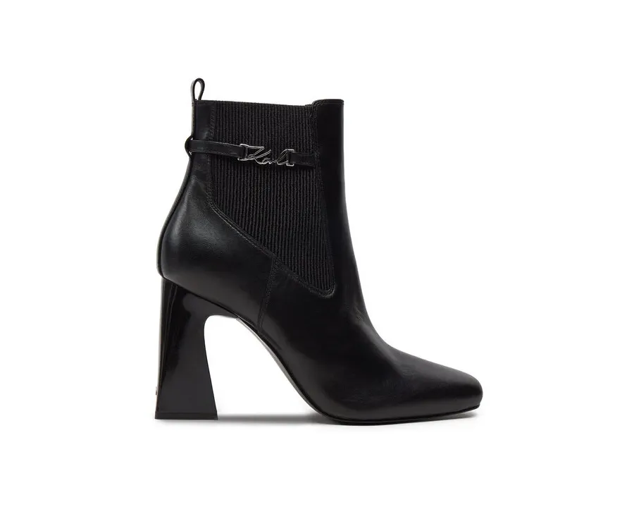 obrazek 1 KARL LAGERFELD Botki Astra Nova KL33160 Czarny